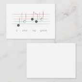 素晴らしいグレース小さなノートカード ノートカード (正面/裏面)