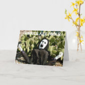 素晴らしいグールカード カード (黄色い花)