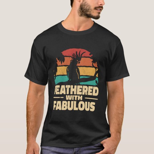 素晴らしいコカトスのコカティエルで羽が付いている Tシャツ (正面)