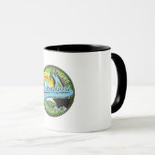 素晴らしいコスタリカのロゴを探る マグカップ (正面右)