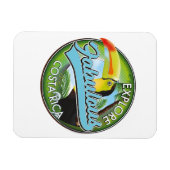 素晴らしいコスタリカのロゴを探る マグネット (横)