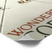 素晴らしいコペンハーゲンヴィンテージトラベル ポスター (角)