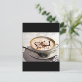 素晴らしいコーヒーの写真 ポストカード (スタンド正面)