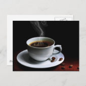 素晴らしいコーヒーの写真-1 ポストカード (正面/裏面)