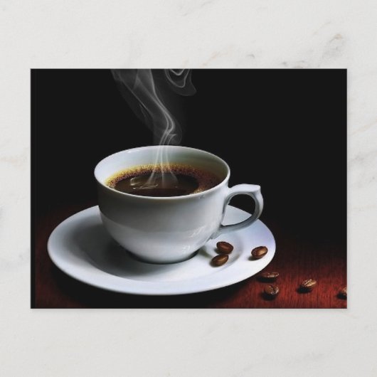 素晴らしいコーヒーの写真-1 ポストカード (正面)