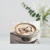 素晴らしいコーヒー写真 ポストカード (スタンド正面)