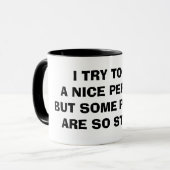 素晴らしいコーヒー・マグがあることを試みて下さい マグカップ (正面左)