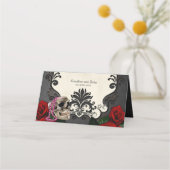 素晴らしいゴシックデザイン プレイスカード (裏面)