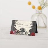 素晴らしいゴシックデザイン プレイスカード (正面)