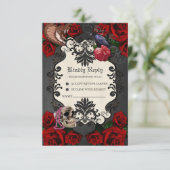 素晴らしいゴシックデザイン 出欠カード (スタンド正面)