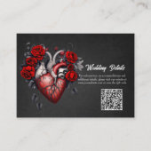 素晴らしいゴシックビクトリアンハート エンクロージャーカード (正面)