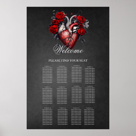 素晴らしいゴシックビクトリアンハート ポスター (正面)