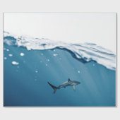 素晴らしいサメ ラッピングペーパー (フラット)