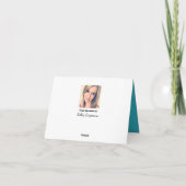 素晴らしいサンキューカードです サンキューカード (裏面)