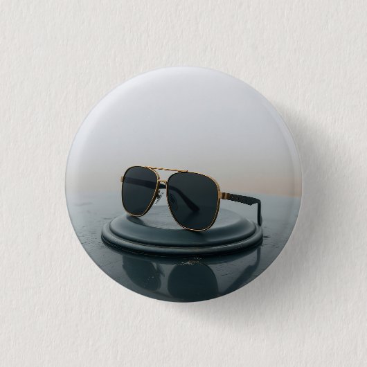 素晴らしいサングラス 缶バッジ (正面)