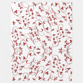 素晴らしいシダ フリースブランケット (正面)