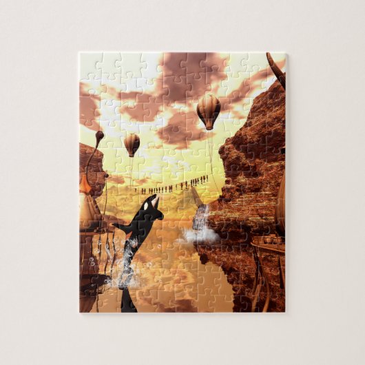 素晴らしいシャチ ジグソーパズル (縦)