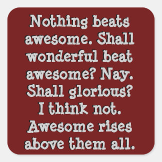 素晴らしいシール スクエアシール