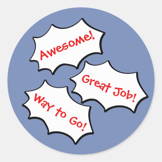 素晴らしいシール ラウンドシール (正面)