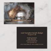 素晴らしいジオード ホームステージング 名刺 (正面/裏面)