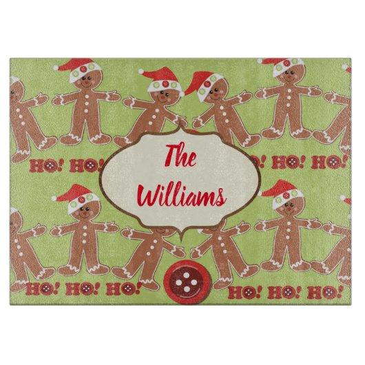 素晴らしいジンジャーブレッドマン カッティングボード (正面)