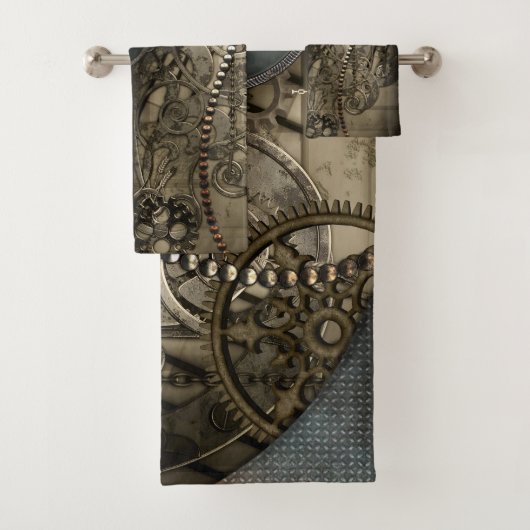 素晴らしいスエレガントテームパンクデザイン バスタオルセット (インサイチュ)