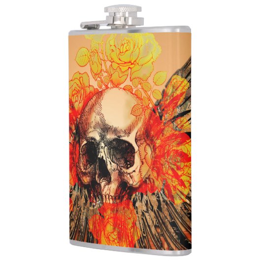 素晴らしいスカル フラスク (左)