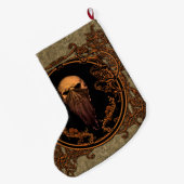 素晴らしいスカル ラージクリスマスストッキング (裏面 (吊り時))