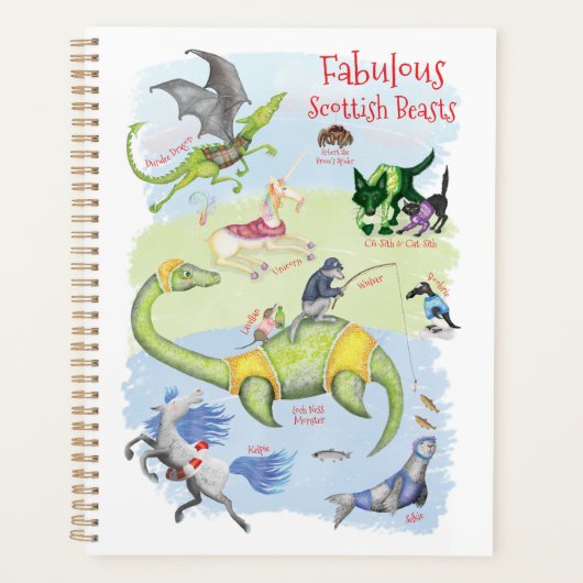 素晴らしいスコティッシュビーストプランナー プランナー手帳 (正面)