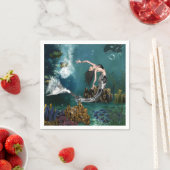 素晴らしいスチームパンクの人魚 スタンダードカクテルナプキン (インサイチュ)