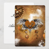 素晴らしいスチームパンクの心 招待状 (正面/裏面)