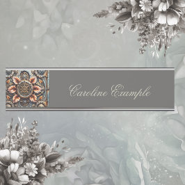 素晴らしいスチームパンクデザイン デスクネームプレート