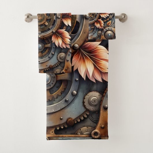 素晴らしいスチームパンクデザイン バスタオルセット (インサイチュ)