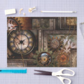 素晴らしいスチームパンクデザイン 薄葉紙 (クラフト)