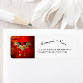 素晴らしいスチームパンクハート ラベル (インサイチュ)