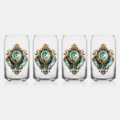 素晴らしいスチームパンク海時計 ガラス缶 (正面)