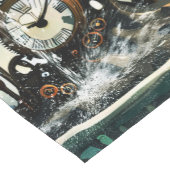 素晴らしいスチームパンク海時計 ショートテーブルランナー (コーナー)