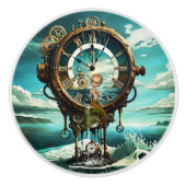 素晴らしいスチームパンク海時計 セラミックノブ (正面)