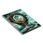 素晴らしいスチームパンク海時計 ノートブック (右側)