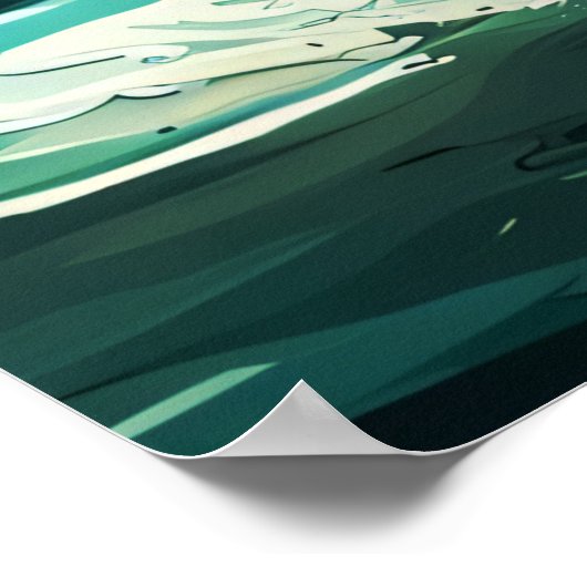 素晴らしいスチームパンク海時計 ポスター (角)