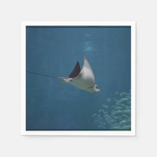 素晴らしいスティングレイ スタンダードカクテルナプキン (正面)