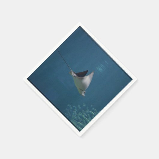 素晴らしいスティングレイ スタンダードカクテルナプキン (角)