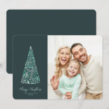 素晴らしいスプリングス ツリーの緑のクリスマス/ホリデーの写真