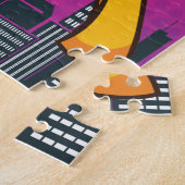 素晴らしいスーパーヒーロー誕生日フォトパーフェクトキッズ ジグソーパズル (側面)