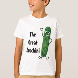 素晴らしいズッキーニの野菜のワイシャツ Tシャツ