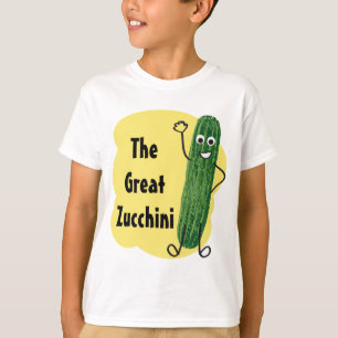 素晴らしいズッキーニの野菜のワイシャツ Tシャツ