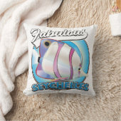 素晴らしいセーシェルのレトロなロゴ クッション (ブランケット)