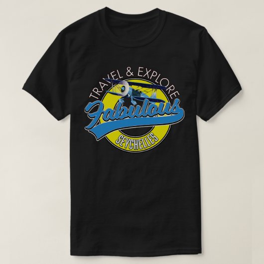素晴らしいセーシェルを探索する Tシャツ (デザイン正面)