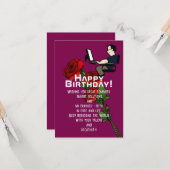 素晴らしいソフトウェアエンジニアの誕生日に カード (正面/裏面インサイチュ)