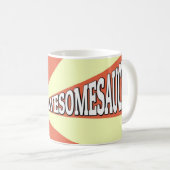 素晴らしいソース白11のozのクラシックで白いマグ コーヒーマグカップ (正面右)